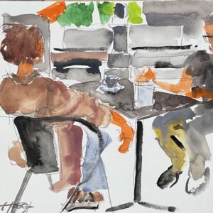 Daily sketch-Caminha terrace