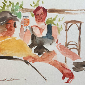 Café Sketch — Couple II