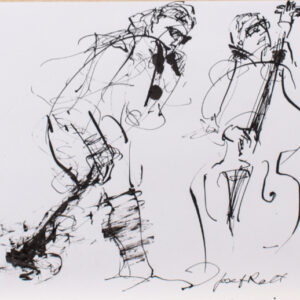 Jazz sketch flying high by Josef Rapaport