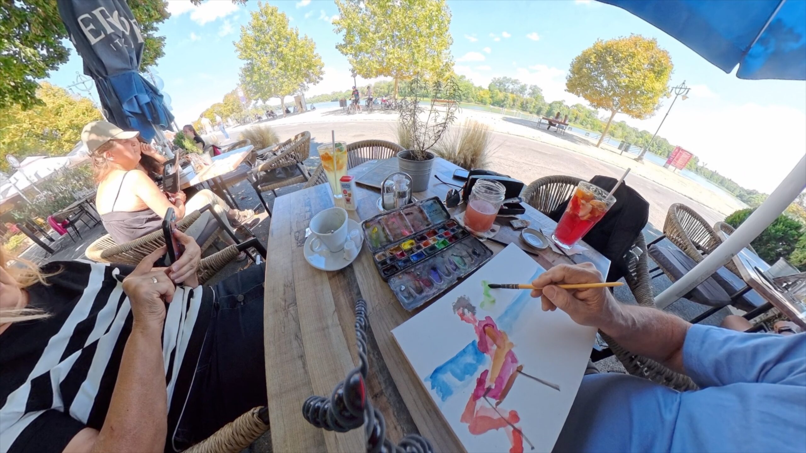 Continue working in Gorog Kancso in Szentendre